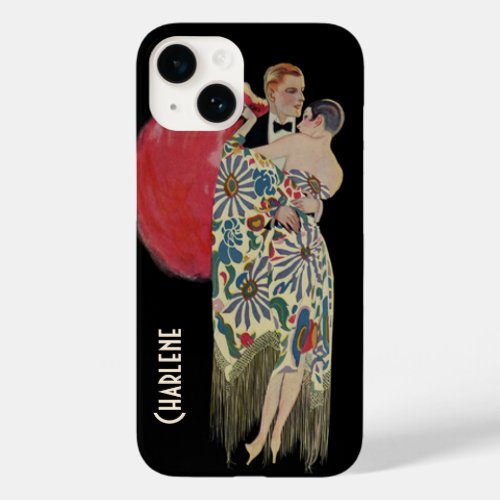 Art Deco Dancing Vintage Love and Romance Case_Mate iPhone 14 Case