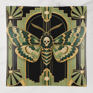Art Deco Death’s-Head Moth Trinket Tray
