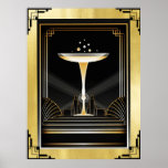Art Deco Decadence Poster. Poster<br><div class="desc">If you choose to download, Your local Walgreen store makes board posters of your download into different sizes and in various textures at a very good price. Sometimes with a discount. A tip from my US friend. For UK see "Digital Printing" online. I created this poster because the vintage picture...</div>