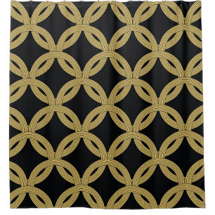 Art Deco Decoration Seamless Ornament Shower Curtain