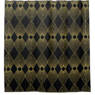 Art Deco Decoration Seamless Pattern Shower Curtain