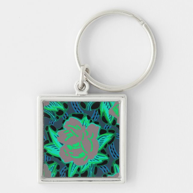 Art Deco Design #10 at Sunshinedazzle Keychain (Front)
