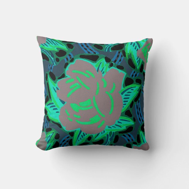 Art Deco Design #10 at Sunshinedazzle Throw Pillow (Front)