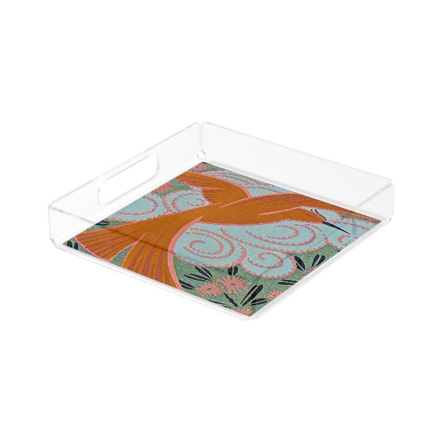 Art Deco Design #11 at Sunshinedazzle Acrylic Tray (Angled)