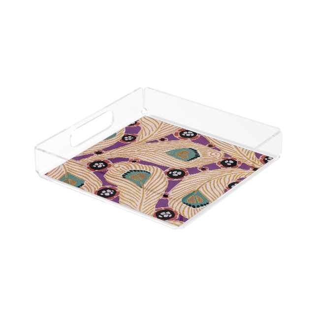 Art Deco Design #1 at Sunshinedazzle Acrylic Tray (Angled)