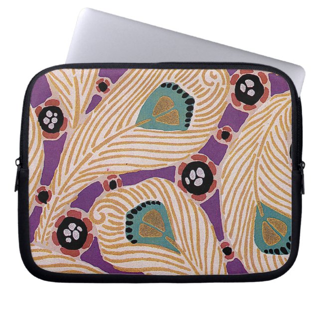 Art Deco Design #1 at Sunshinedazzle Laptop Sleeve (Front)