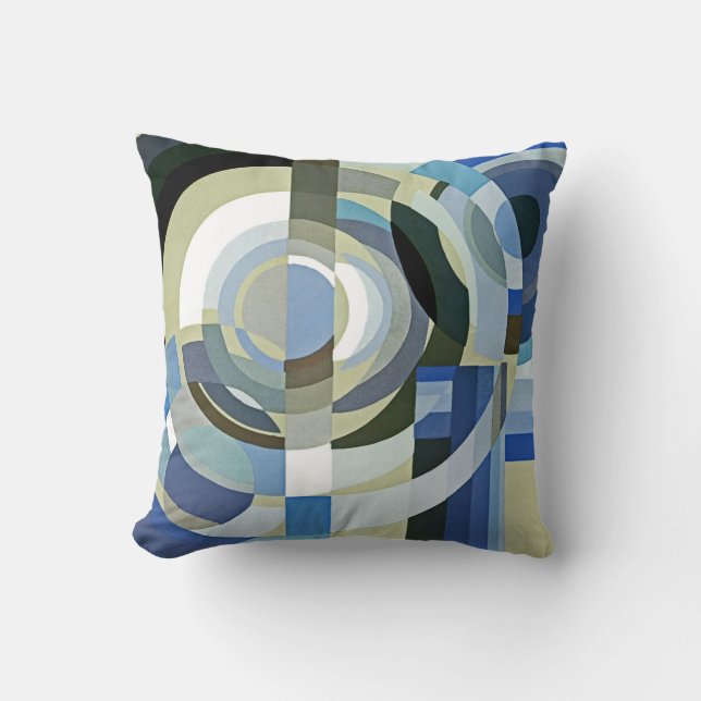 Art Deco Design #1 @ Emporio Moffa Throw Pillow (Front)