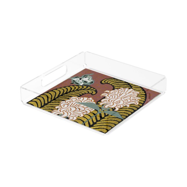 Art Deco Design #3 at Sunshinedazzle Acrylic Tray (Angled)