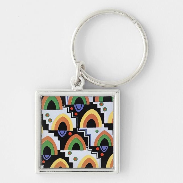 Art Deco Design #4 @ Emporio Moffa Keychain (Front)