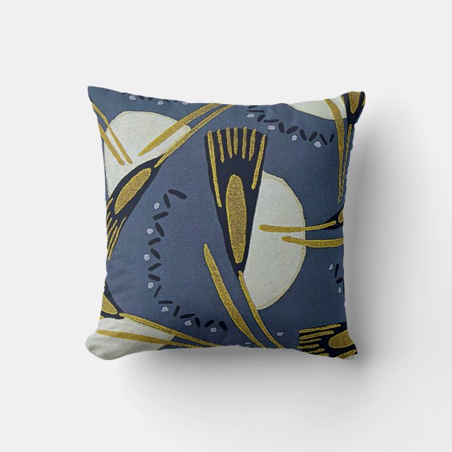 Art Deco Design #7 at Sunshinedazzle Throw Pillow (Front)