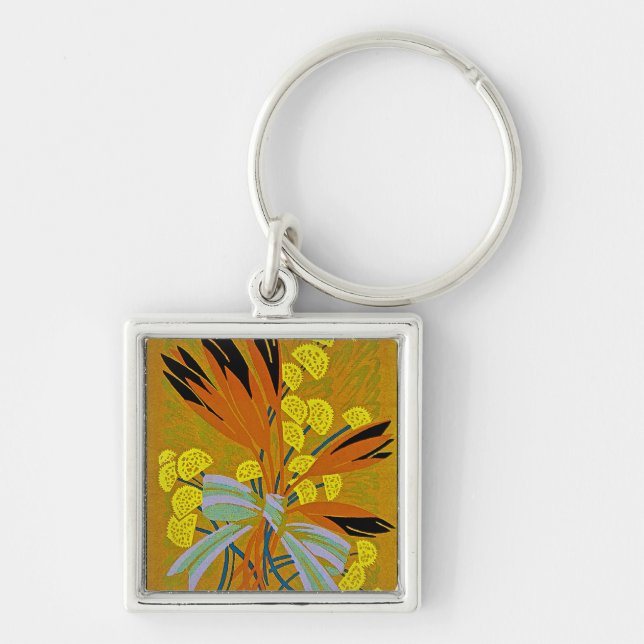 Art Deco Design #8 at Sunshinedazzle Keychain (Front)