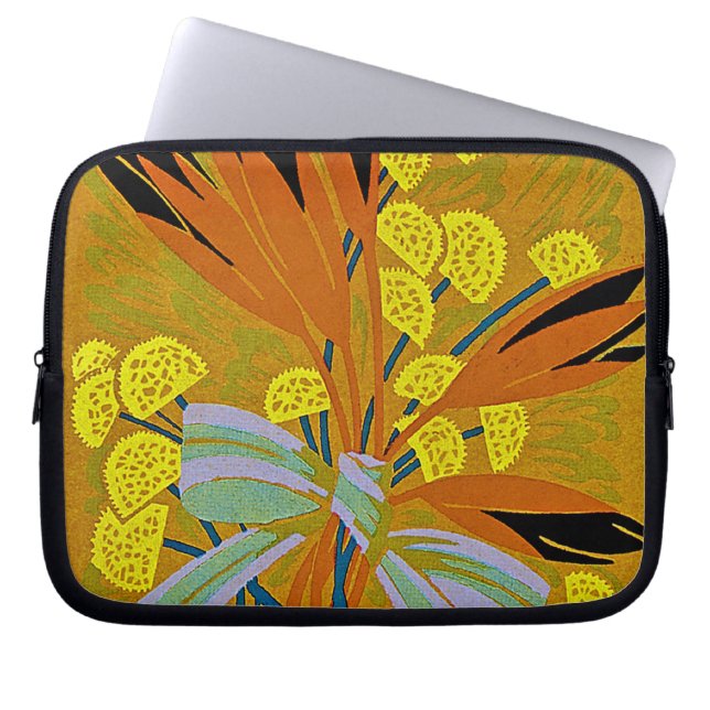 Art Deco Design #8 at Sunshinedazzle Laptop Sleeve (Front)