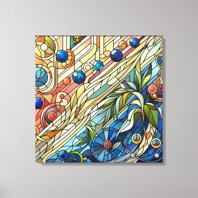 Art Deco Design Canvas Art (Front)