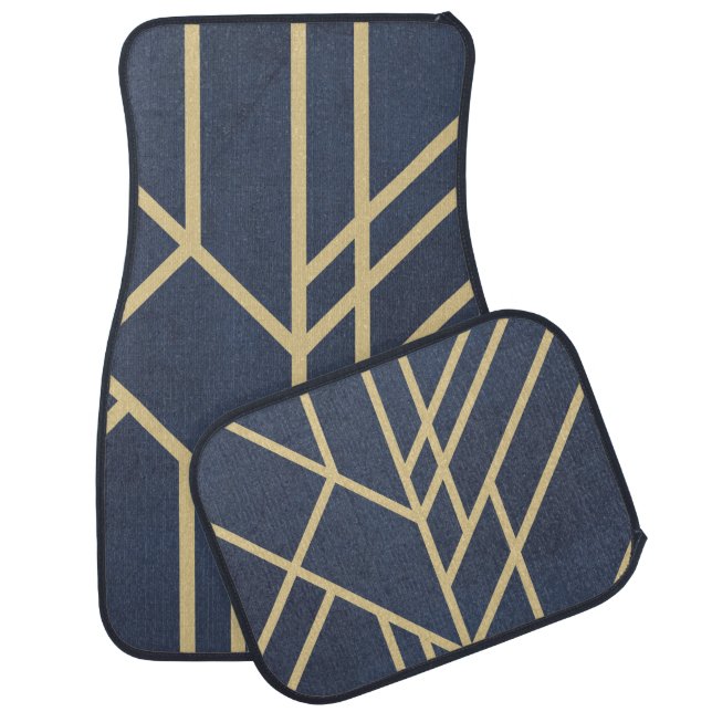 Art Deco design Car Floor Mat (Set)