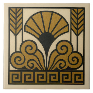Art Deco Design Ceramic Tile