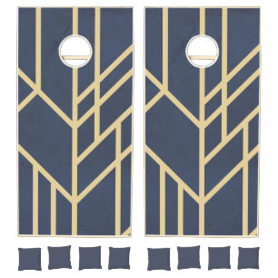 Art Deco design Cornhole Set