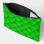 Art Deco Design Green Accessory Pouch
