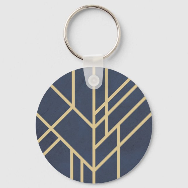 Art Deco design Keychain (Front)