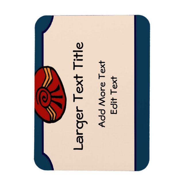 Art Deco Design Magnet (Vertical)