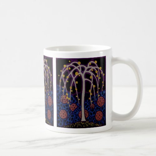 Art Deco Design No 6 Exotic Tree Coffee Mug