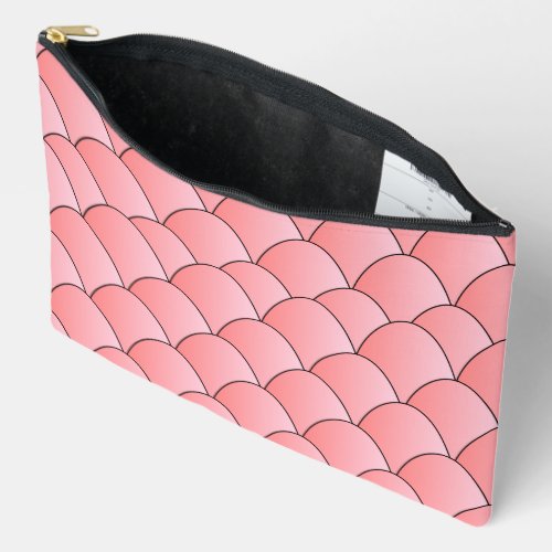Art Deco Design Pink Accessory Pouch
