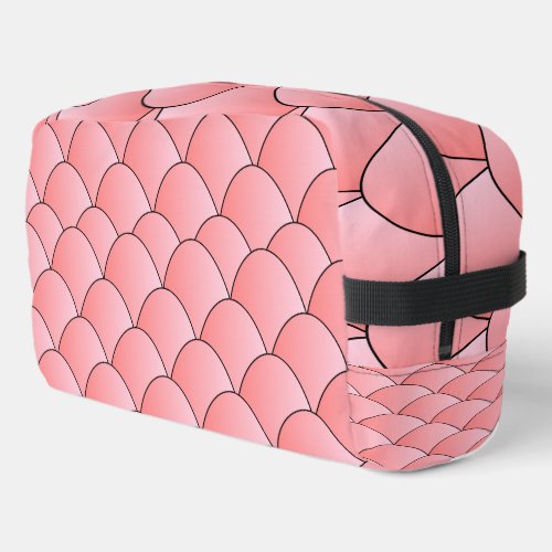 Art Deco Design Pink Dopp Kit