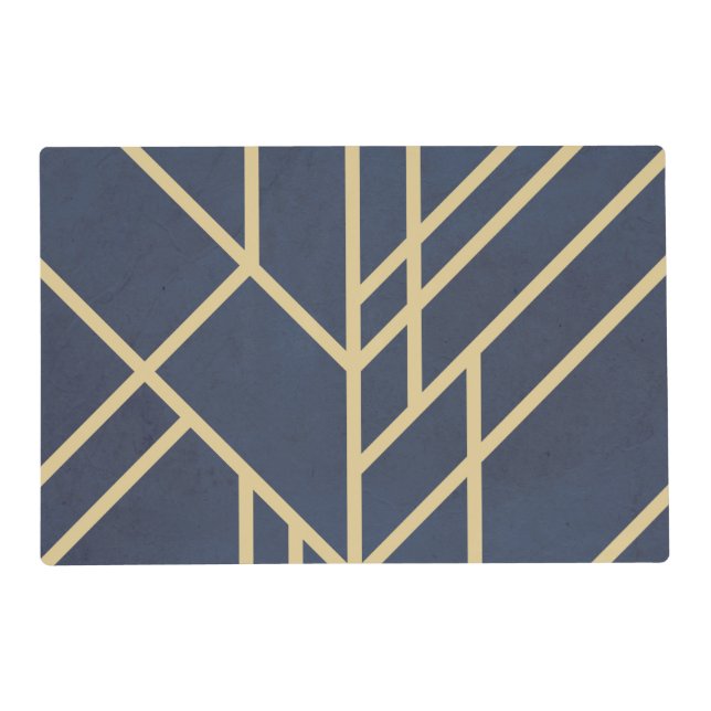 Art Deco design Placemat (Front)