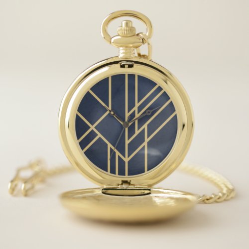 Art Deco design Pocket Watch