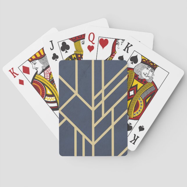 Art Deco design Poker Cards (Back)