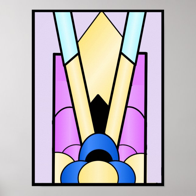 Art Deco Design Poster (Front)