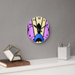 Art Deco Design Round Clock<br><div class="desc">This art deco design wall clock is a timekeeping device designed to hang on a wall, serving as both a functional tool and a decorative focal point for a room. Made from acrylic and features a pre-installed backside hanging slot for easy hanging and a non-ticking design. You can customise this...</div>