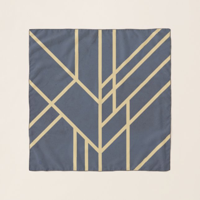 Art Deco design Scarf (Front)