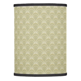 Art Deco Design - slate green, lamp shade