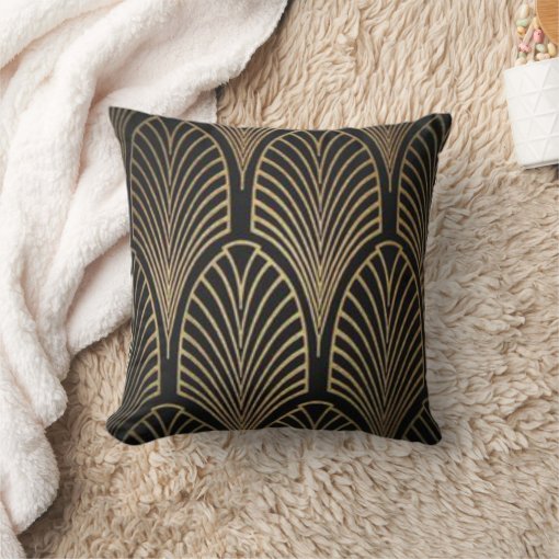 Art Deco Design Throw Pillow Zazzle