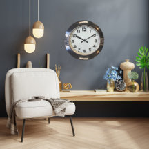 Art Deco Design Wall Clock