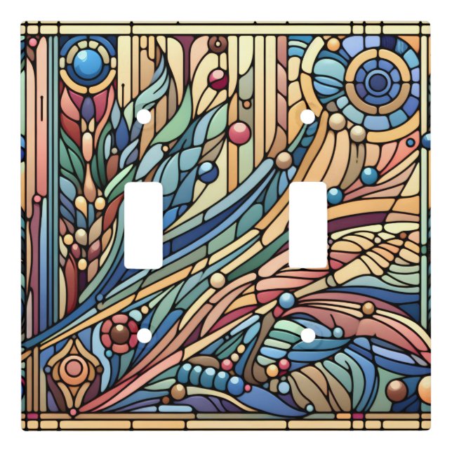 Art Deco Design Wall Plate (Front)