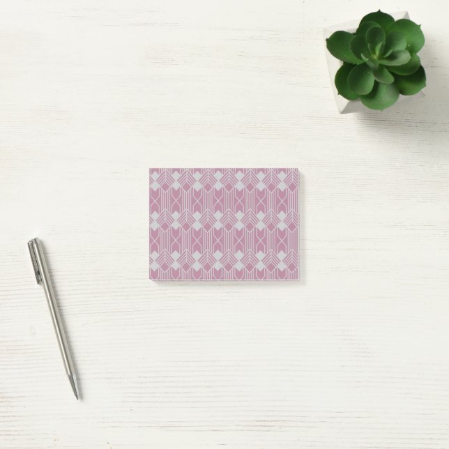Art Deco Diamond Shapes and Lines Post-it Notes (Office)