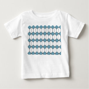 Art Deco Diamonds and Hexagons Baby T-Shirt