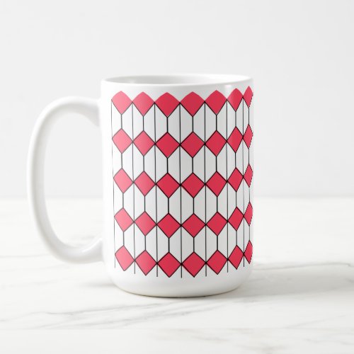 Art Deco Diamonds and Hexagons  Coffee Mug