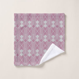 Art Deco Diamonds and Lines Bath Towel Set