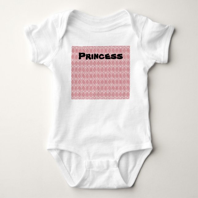 Art Deco Diamonds Baby Bodysuit (Front)