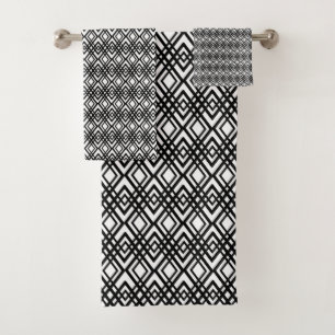 Art Deco Diamonds Bath Towel Set