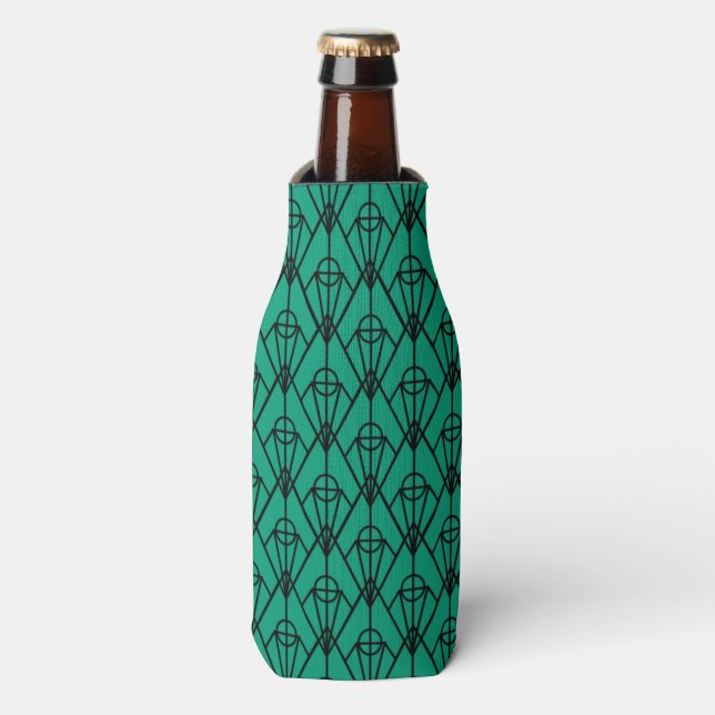Art Deco Diamonds  Bottle Cooler (Bottle Front)