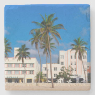 Set of 8 3dRose cst_49279_4 Miami Beach Art Deco in Neon Ceramic Tile Coasters Set of 8 3dRose cst_49279_4 Miami Beach Art Deco in Neon Ceramic Tile Coasters