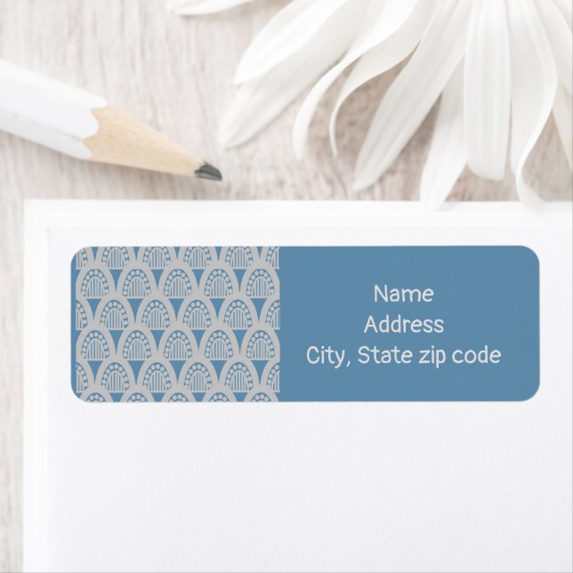 Art Deco Domes  Label (Insitu)