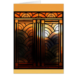 Art Deco Door Cards