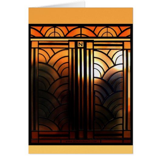 Art Deco Door Cards (Front)
