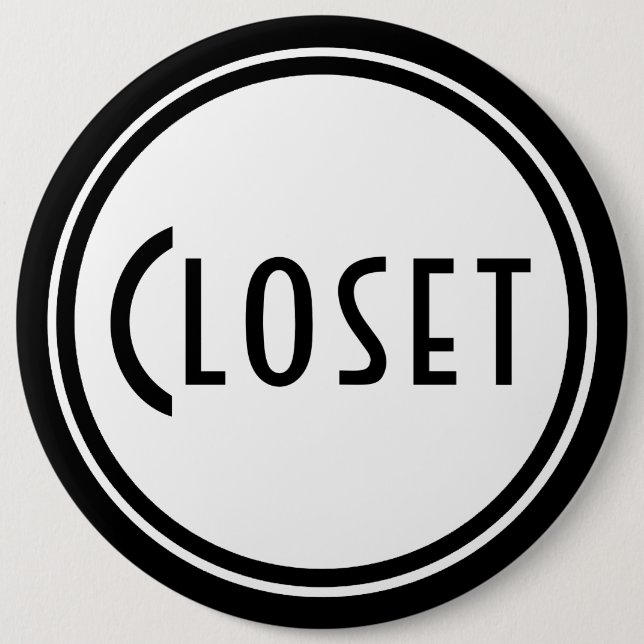 Art Deco Door Plaque Button (Front)