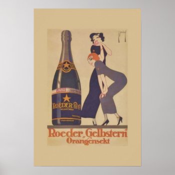 Art Deco Drink Poster by Vintage_Obsession at Zazzle