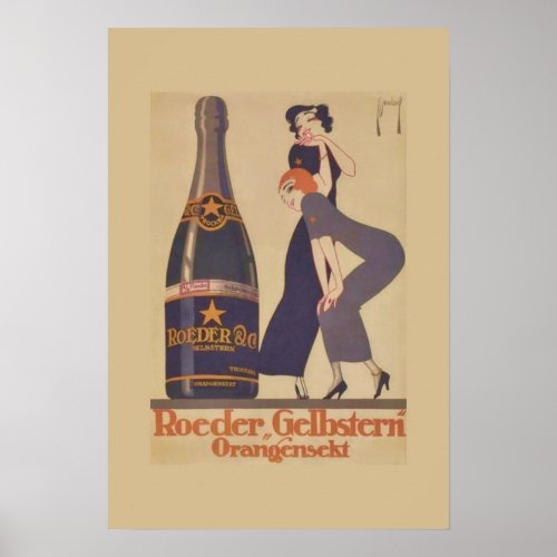 Art Deco Drink Poster